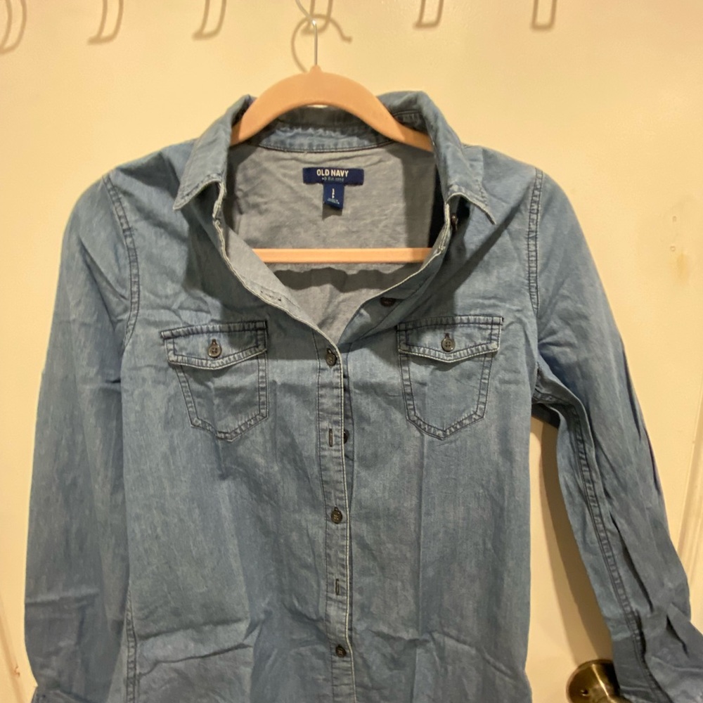 Denim top